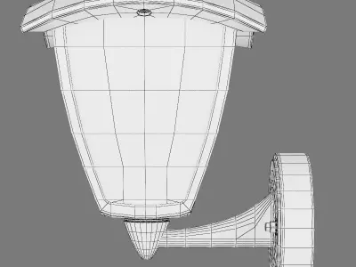 375670 Lampione Lightstar LED street lamp 3D model