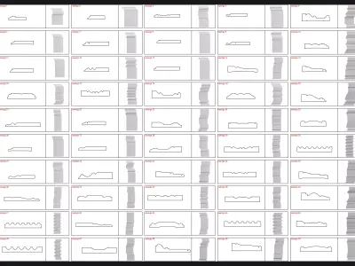 1115 Molding Profile 3D model