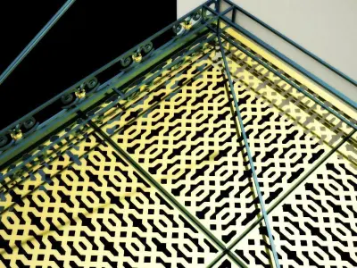 Wrought iron Canopy 3D model