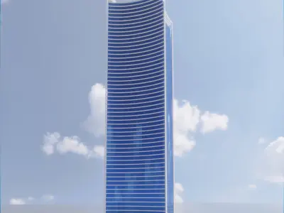 Parametric Building 1c5 3D model
