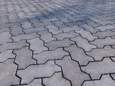 Pavement 02 8K Seamless PBR Material Texture