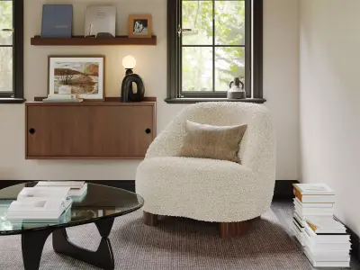 living room 3D model 97