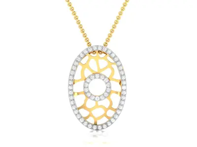 Women Pendant 3DM STL OBJ FBX Render Details 3D print model 26