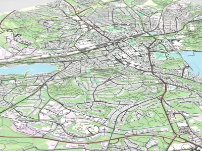 Cityscape Lappeenranta Finland 3D model