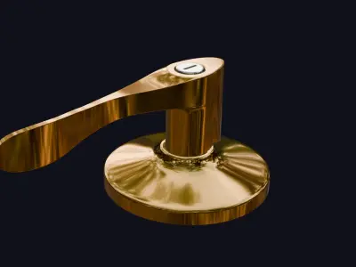 Door knob handle  Free 3D model