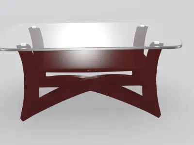 Center Table Low-poly 3D model
