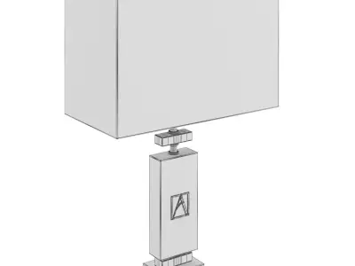 Desktop Lamp Lonely 3D model