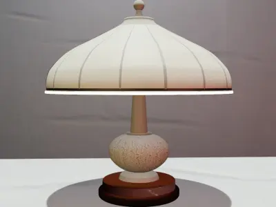 Night Lamp of ceramic  3D model