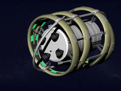 Starship Pegasus 3D model