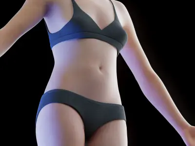  Human Female Body Skeleton and Organs 