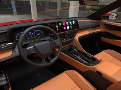  Panoramic Roof Hybrid SUV Red Simplified 