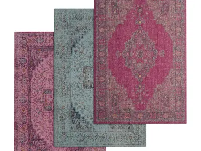 Rug Set 25 3D model buy