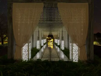 Wedding Entrance 3D model