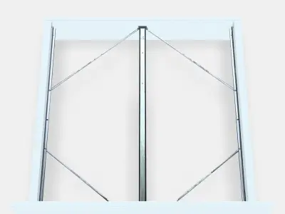MALM Bed frame high 1 Low-poly 3D model
