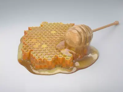 Honeycomb 3D model