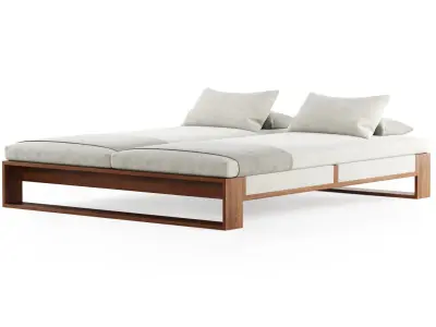 Bellagio chaise lounge double  3D model