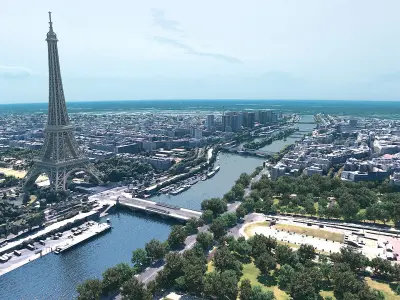  Paris Eiffel Tower City 