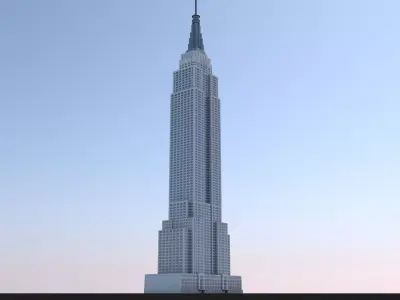 Empire State Building Landmark 3D model