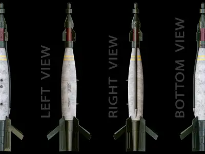  Paveway GBU Family Laser Guided Bombs PBR Bundle 