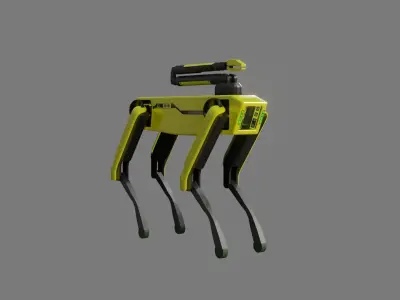 Boston Dynamics Dog with Arm - Low Poly PBR- Game Ready Low-poly 3D model