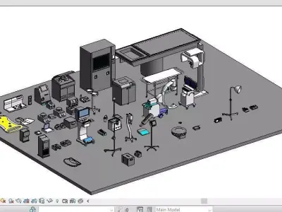 Medical Revit Families 2015 3D model