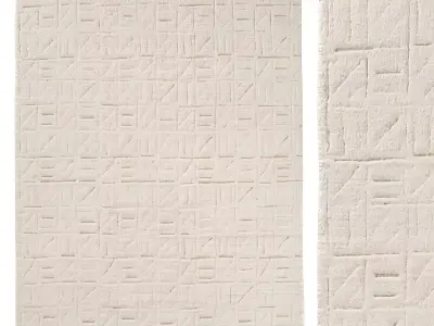 KINARI WOOL RUG 3D model