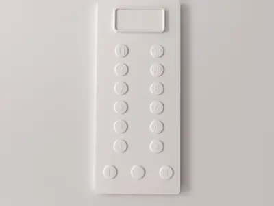 Elevator Panel 3D model