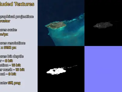 Nassau The Bahamas City Landscape 3D Model 3D model