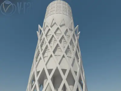 Cairo tower 3D print model