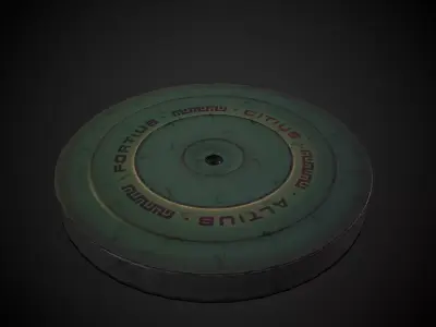 Training apparatus ussr Low-poly 3D model