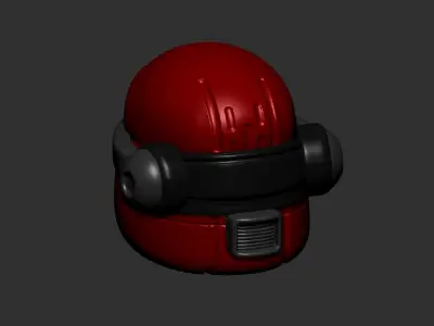 helmet high poly sculpt 3d printable ver 7 3D model 3D model 81