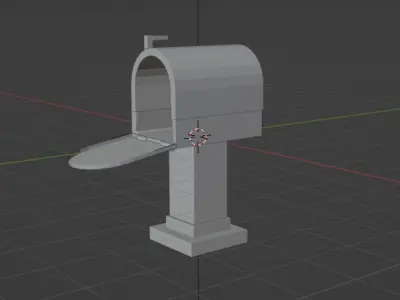 blender 3d mailbox model 3D model
