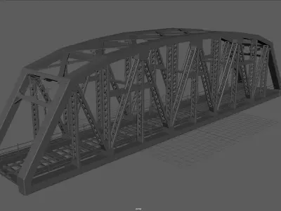 TRAIN BRIDGE 3D model