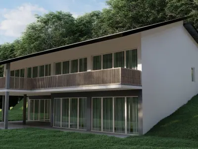 Modern House 12 3D model