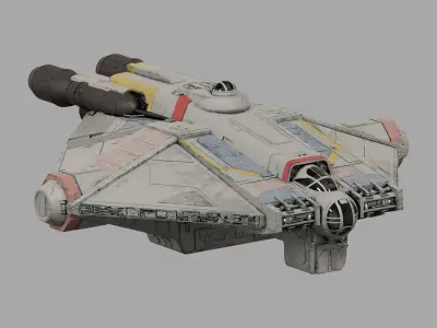 VCX-100 Ghost - Star Wars Ahsoka 3D model