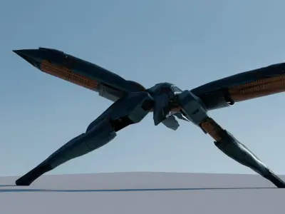 Metal Gear Ray 3D model
