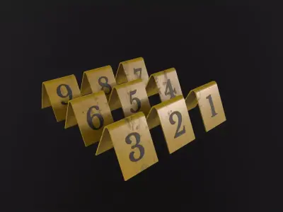 Crime Evidence 3D Model Low-poly 3D model
