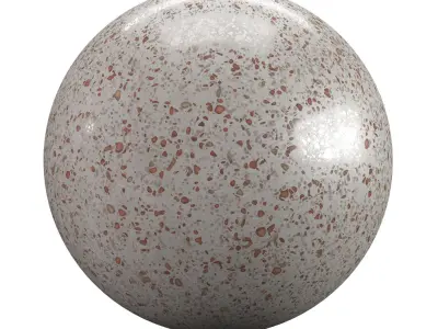 Terrazzo Concrete Texture PBR Vray Corona Blender Texture