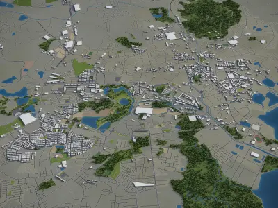 Phuket  Low-poly 3D model