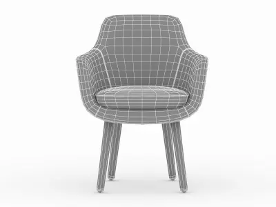 Herman Miller Saiba Side Chair 3D model