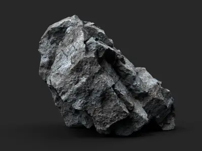 Rock 16-6 Low-poly 3D model