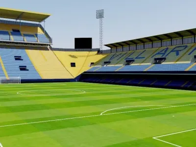 Estadio de la Ceramica - Villarreal Low-poly 3D model