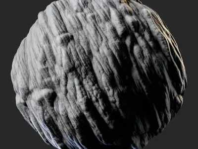 H121 Rock Cliff - PBR - 4K - Seamless - SBSAR 3D model