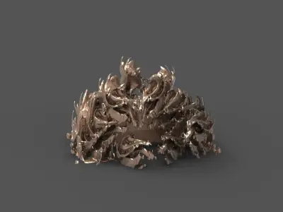 Dantes Hell pyramid collection 3D model