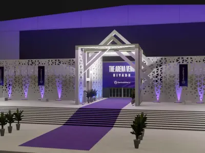 The Arena Riyadh Venue - Saudi Arabia 3D model