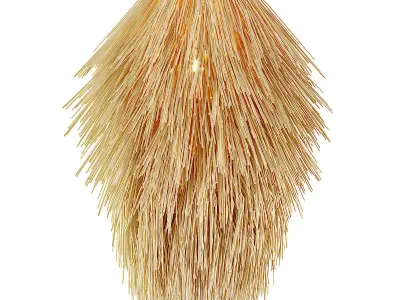 Aliexpress rattan pendant light 3D model