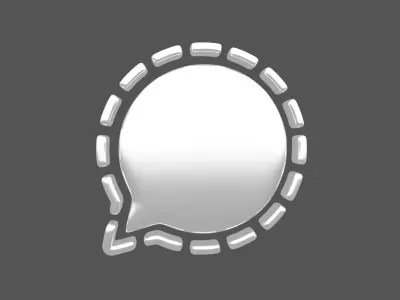 Signal Logo v2 004 Free low-poly 3D model