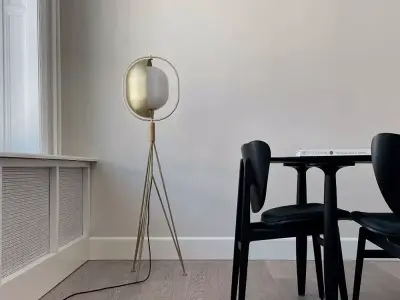 Modern Tripod Floor Lamp 3D model