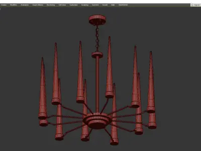 CEILING ICICLE CHELSOM Low-poly 3D model