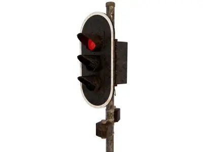 Hong Kong Traffic Light 3D model